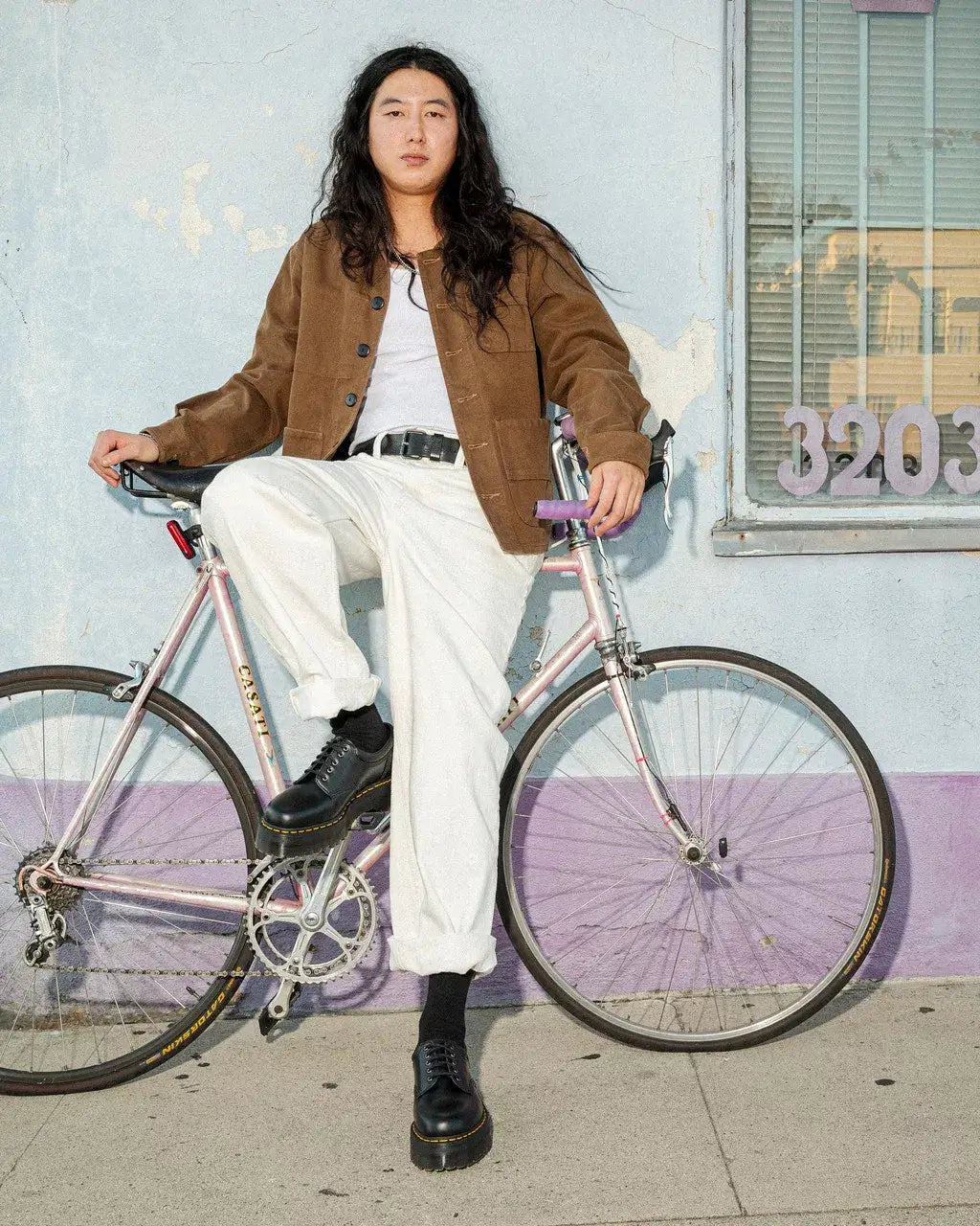 8053 Läderplattformsskor